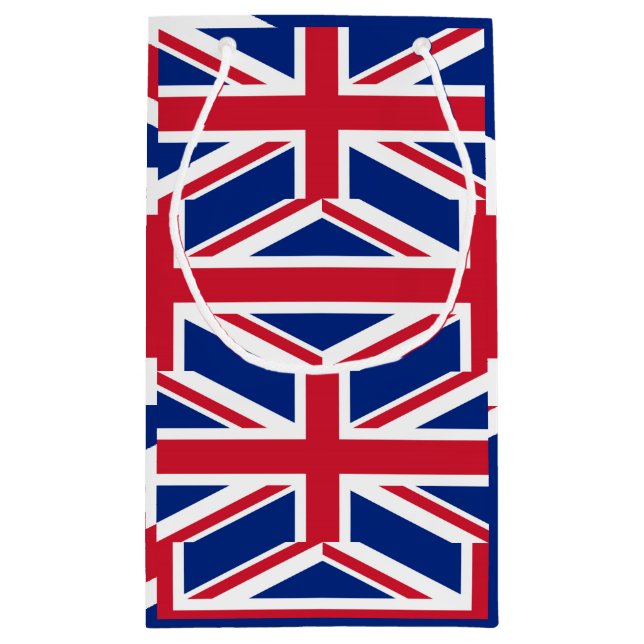 Nationale Flagge des Vereinigten Königreichs Kleine Geschenktüte (Rückseite)