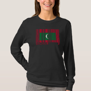 Nationale Flagge für Andenken an die Malediven T-Shirt