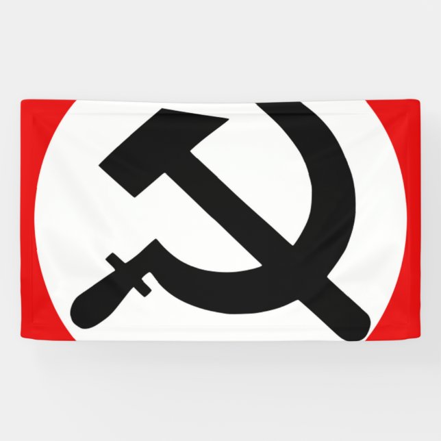 Nationale Flagge für das bolschewistische Party Banner (Horizontal)