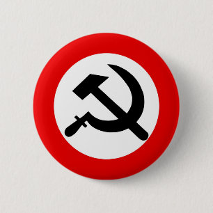 Nationale Flagge für das bolschewistische Party Button