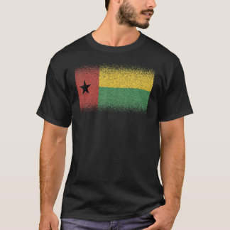Nationale Flagge Guinea Bissau Souvenir für Männer T-Shirt