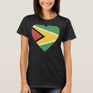 Nationale Flagge Guyanas Souvenir für Männer 3 T-Shirt