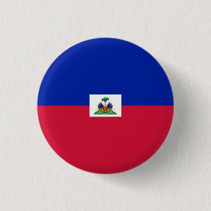 Nationale Flagge Haitis Button