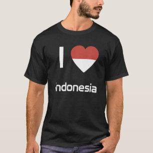 Nationale Flagge Indonesiens Andenken für Männer F T-Shirt