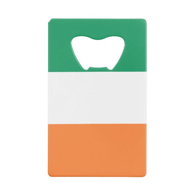 Nationale Flagge Irlands, irischer Standard, Banne Geldbeutel Flaschenöffner (Vorderseite)