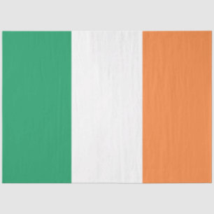 Nationale Flagge Irlands, irischer Standard, Banne Seidenpapier