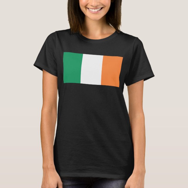 Nationale Flagge Irlands, irischer Standard, Banne T-Shirt (Vorderseite)