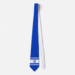 Nationale Flagge Israels - Authentische Fassung Krawatte