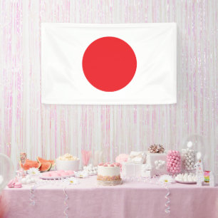 Nationale Flagge Japans - Rechteckige Wandbanner Banner