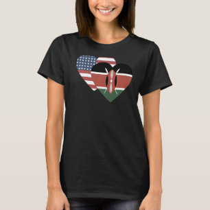 Nationale Flagge Kenias Andenken für Männer 6 T-Shirt