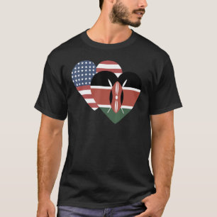 Nationale Flagge Kenias Andenken für Männer - Frau T-Shirt