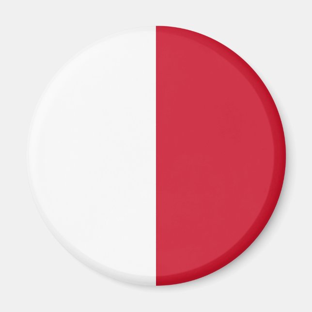 Nationale Flagge Maltas Magnet (Vorne)