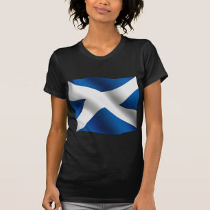 Nationale Flagge Schottlands & St Andrew Patriotic T-Shirt