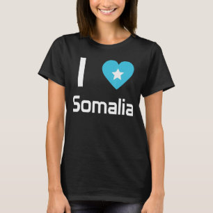 Nationale Flagge Somalias Andenken für Männer Frau T-Shirt