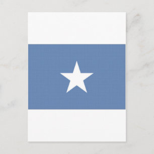 Nationale Flagge Somalias Postkarte
