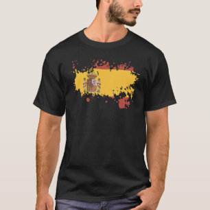 Nationale Flagge Spanien Souvenir für Männer Fraue T-Shirt