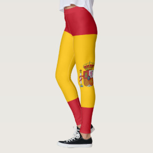 Nationale Flagge Spaniens anpassen Leggings