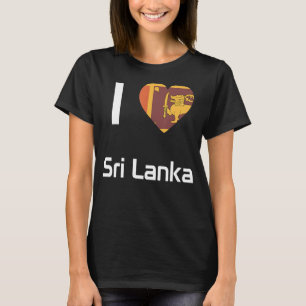 Nationale Flagge Sri Lankas Souvenir für Männer Fr T-Shirt