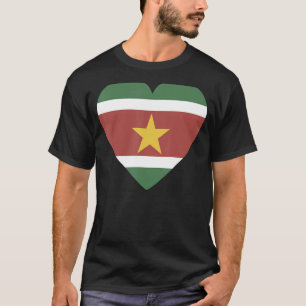 Nationale Flagge Suriname-Souvenir für Männer Frau T-Shirt