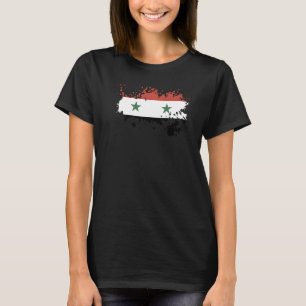 Nationale Flagge Syriens Andenken für Männer - Fra T-Shirt