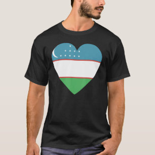 Nationale Flagge Usbekistans Andenken für Männer F T-Shirt