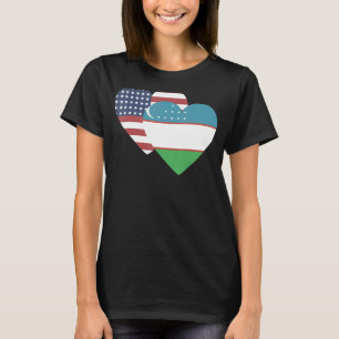 Nationale Flagge Usbekistans Andenken für Männer T-Shirt