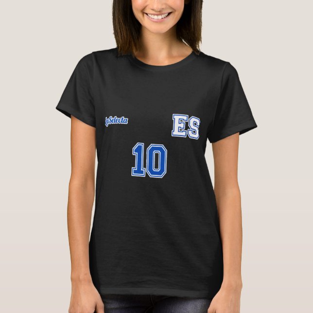 Nationale Fußballmannschaft El Salvador T-Shirt (Vorderseite)