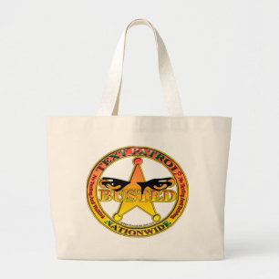 Nationale gesprengte Text-Patrouillen-Tasche Jumbo Stoffbeutel