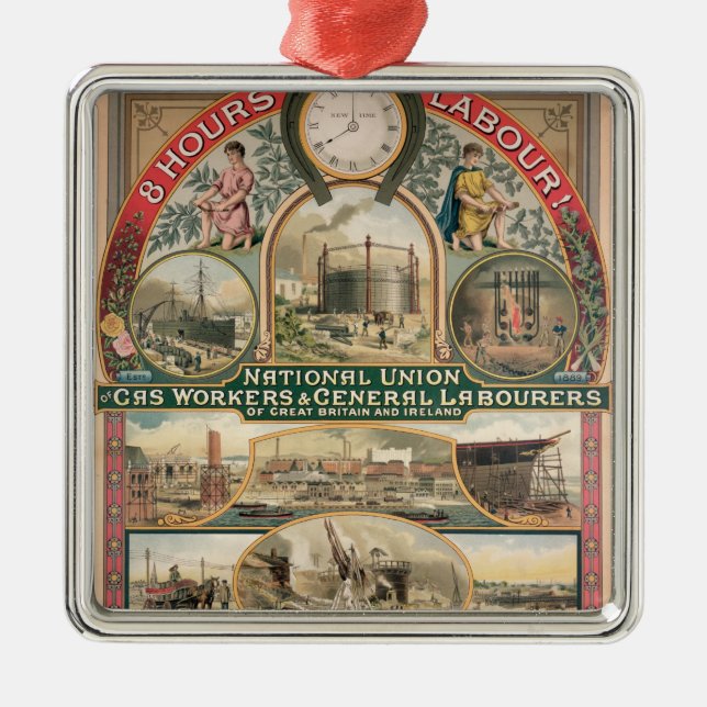 Nationale Gewerkschaft Ornament Aus Metall (Vorne)