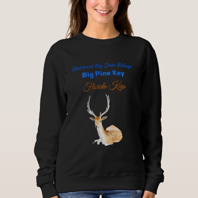 Nationale Key Refugium Big Pine Key Florida Keys Sweatshirt (Vorderseite)