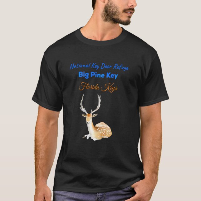 Nationale Key Refugium Big Pine Key Florida Keys T-Shirt (Vorderseite)