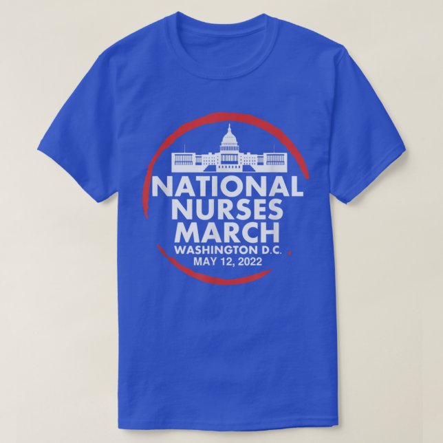 Nationale Krankenpfleger März Safe Nurse Patienten T-Shirt (Design vorne)