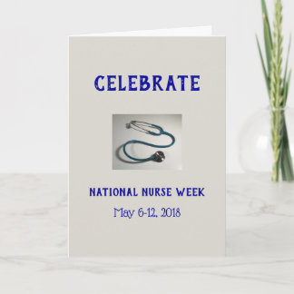 Nationale Krankenwoche 2018 Dankeskarte