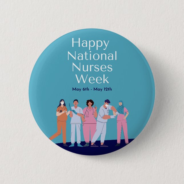 Nationale Krankenwoche Button (Vorderseite)