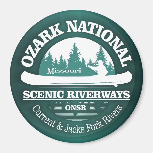Nationale Landschaftliche Wasserstraßen in Ozark ( Magnet (Vorne)