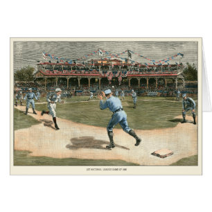 Nationale Liga-Baseball-Spiel 1886