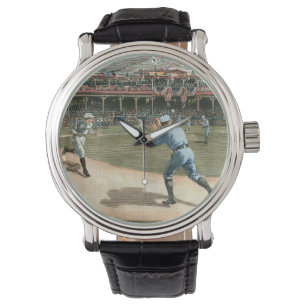 Nationale Liga-Baseball-Spiel 1886 Armbanduhr