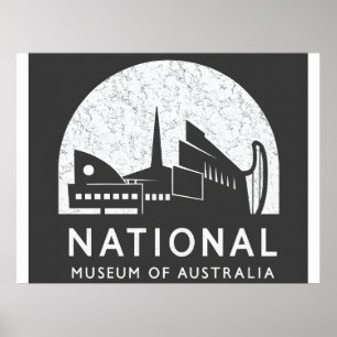 Nationale Museum von Australien Wandkunst. Poster