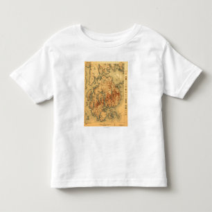Nationale ParkPanoramic Karte Lafayettes Kleinkind T-shirt