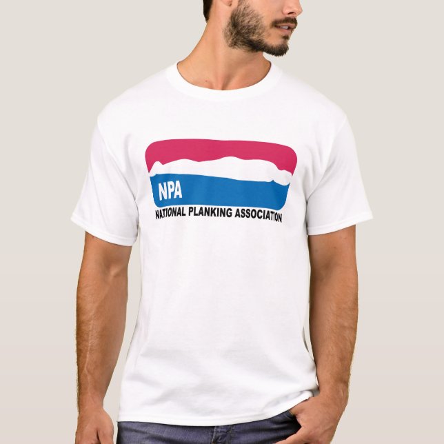 NATIONALE PLANKING-VEREINIGUNG T-Shirt (Vorderseite)