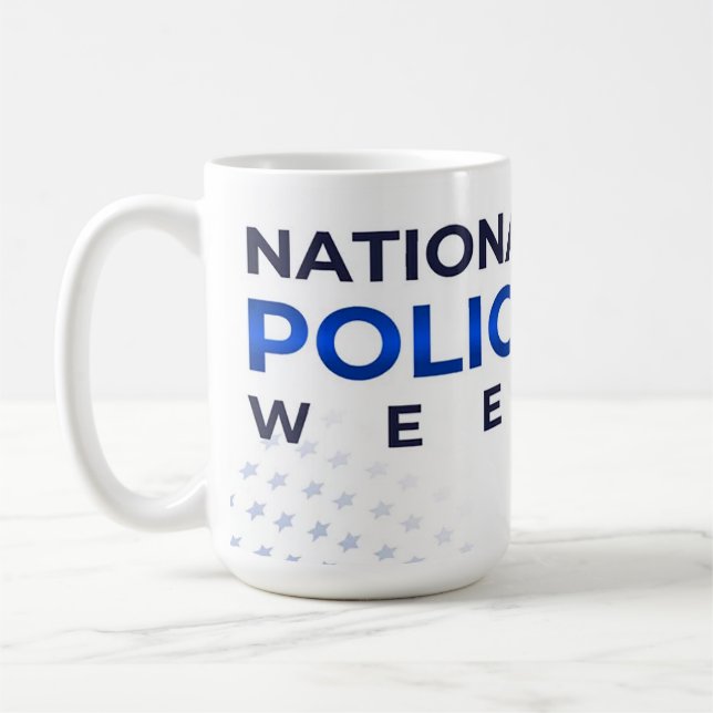 Nationale Polizeiwoche Kaffeetasse (Links)
