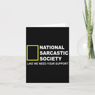 Nationale Sarkastische Gesellschaft Als Ob Wir Dei Karte
