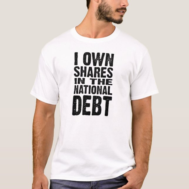 Nationale Schulden T-Shirt (Vorderseite)