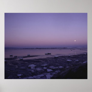 Nationale Schutzhütte im Yukon-Delta Poster