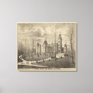 Nationale Soldaten Zuhause, Milwaukee County Leinwanddruck