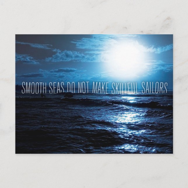 Nationale und motivierend Zitate Postkarte (Vorderseite)