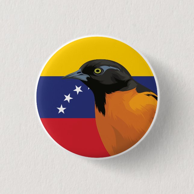Nationale venezolanische troupielle venezolanische button (Vorderseite)