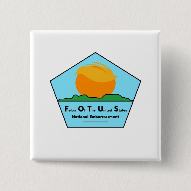 Nationale Verarmung Button (Vorderseite)