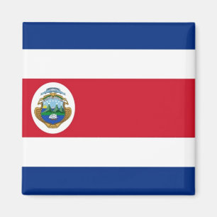 Nationale Weltflagge Costa Ricas Magnet