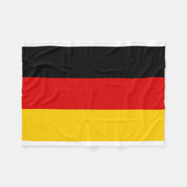 Nationale Weltflagge Deutschlands Fleecedecke